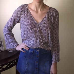 American Eagle Bell-Sleeved Shirt